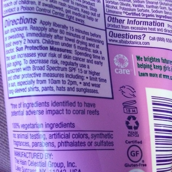 🍒3/$30 New 3pc SPF45 Alba Botanica Kids Sunscreen - Picture 5 of 6